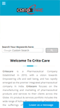 Mobile Screenshot of critocare.com